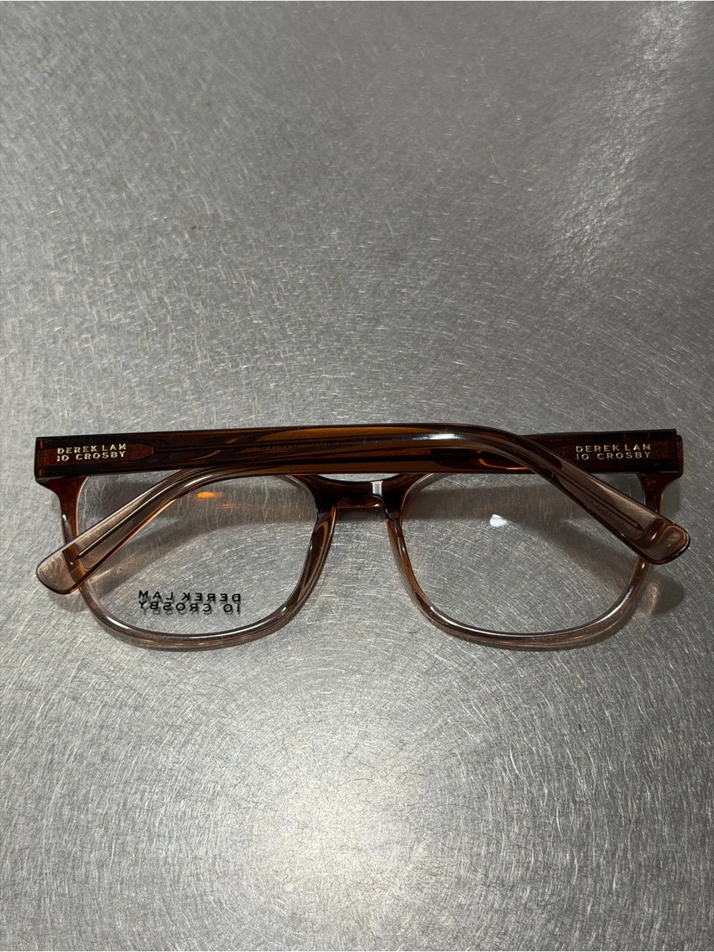 10 Crosby Derek Lam Brown gradient Women's AMIA Glasses 54-17-140, NWT